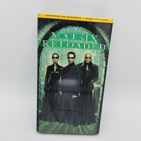 Matrix Reloaded (VHS, 2003) RARE Spanish Subtitles Factory‎ Sealed - Picture 1 of 7
